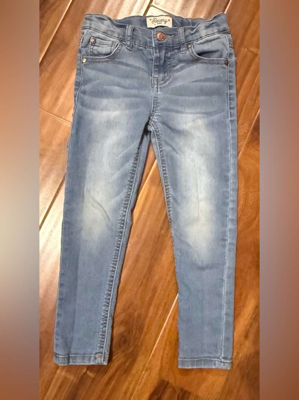 Revery Kids - Light Blue Kids Denim Jeans - Mid Rise Skinny